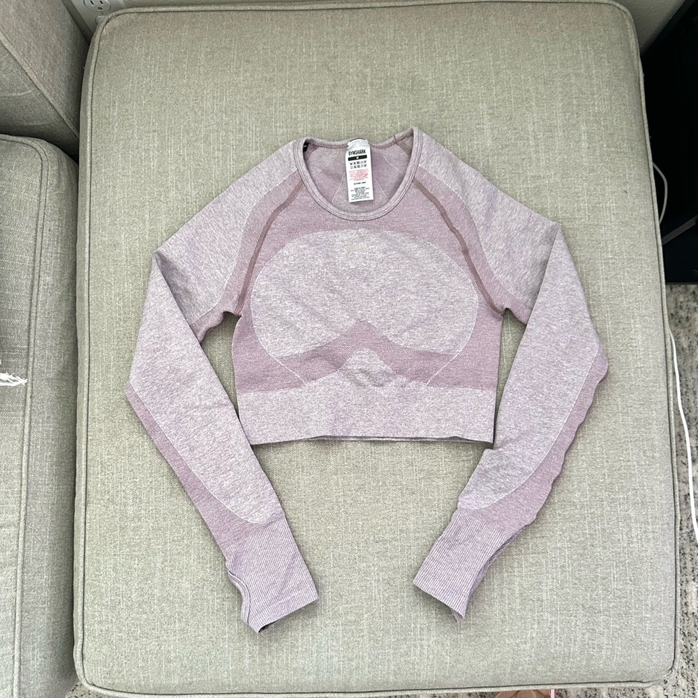 NEW Gymshark Flex Long Sleeve Open Back Top